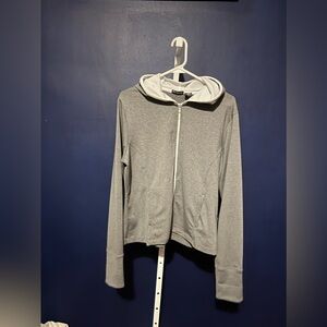Champion Elite Women's Gray soft Hoodie lined mesh size L